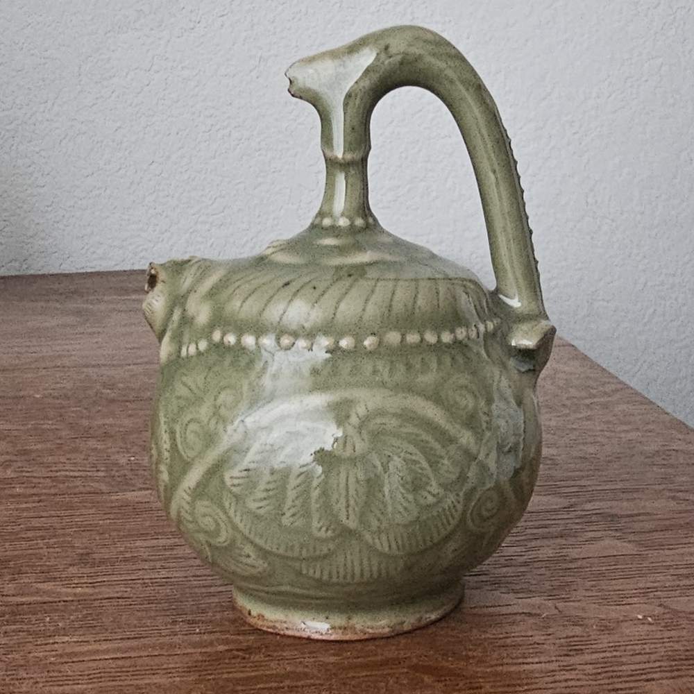 Celedon Teapot